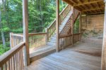 Expansive decks can be accessed from both inside and out